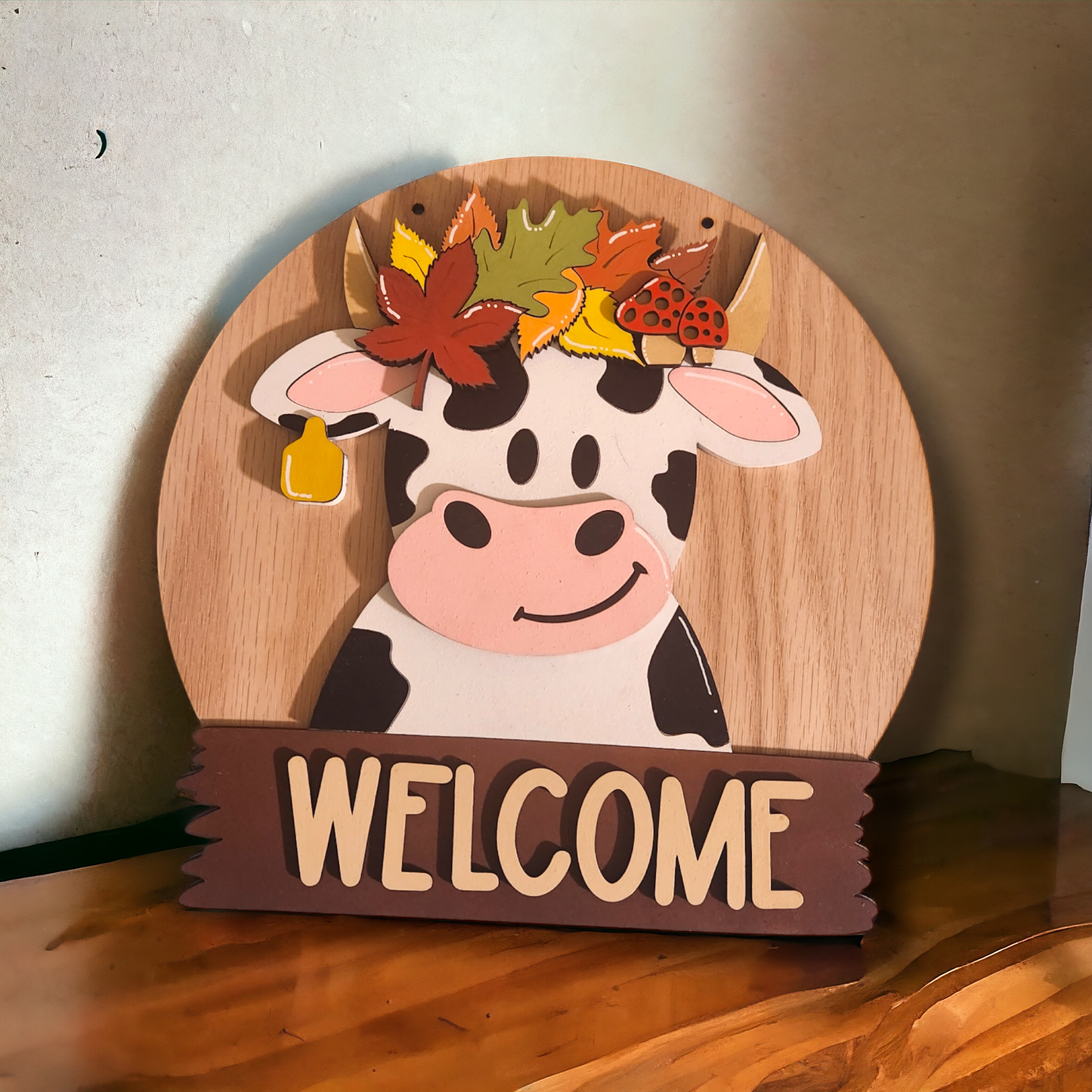 Welcome guests in style! Handmade Critter Welcome Signs with Interchangeable Hats for Every Holiday and Season!