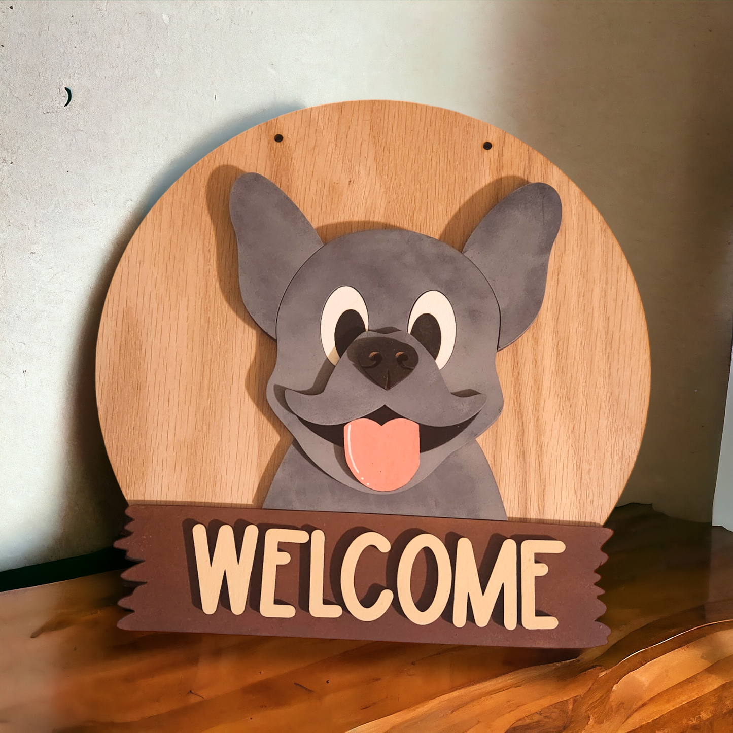 Welcome guests in style! Handmade Critter Welcome Signs with Interchangeable Hats for Every Holiday and Season!