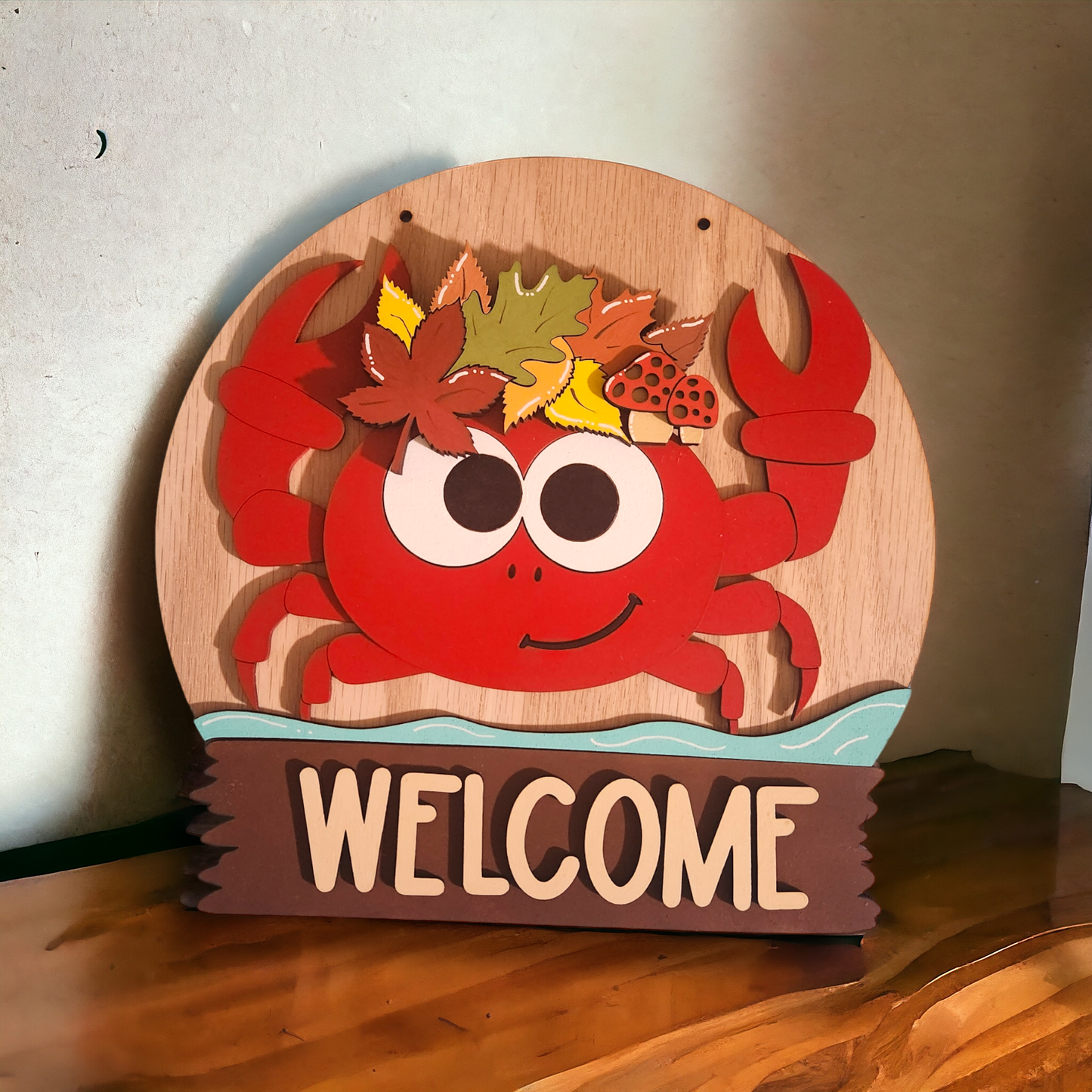 Welcome guests in style! Handmade Critter Welcome Signs with Interchangeable Hats for Every Holiday and Season!