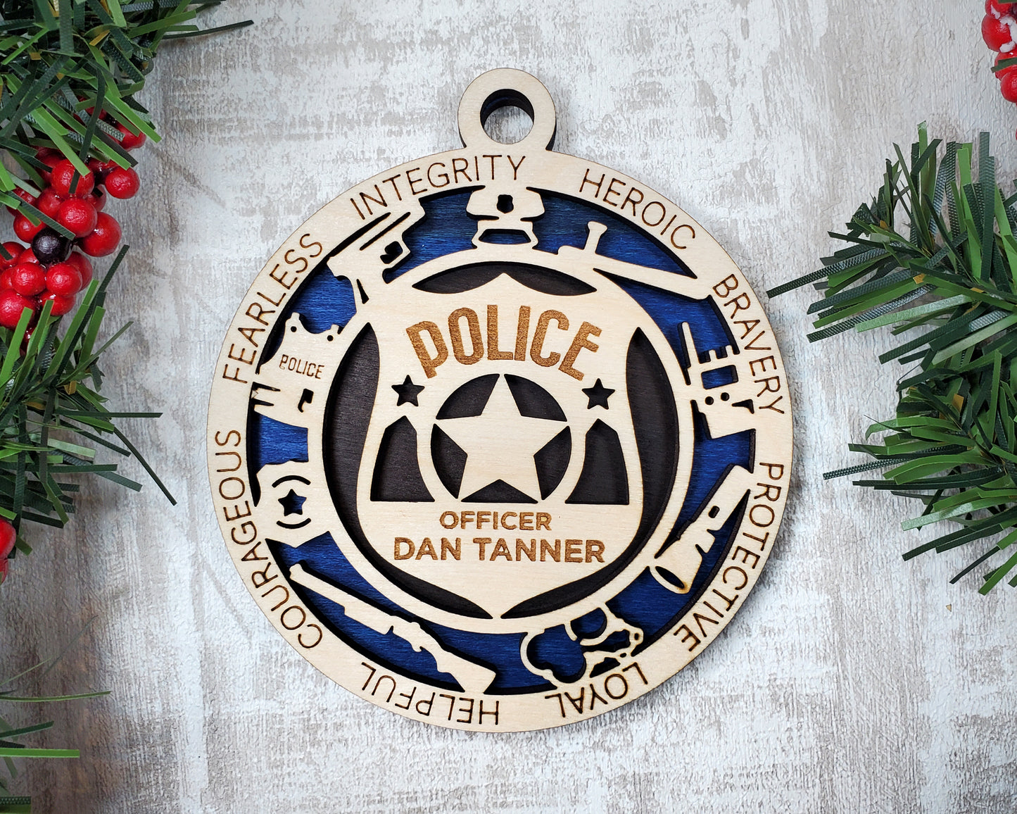 First Responder Ornaments (Customizable)