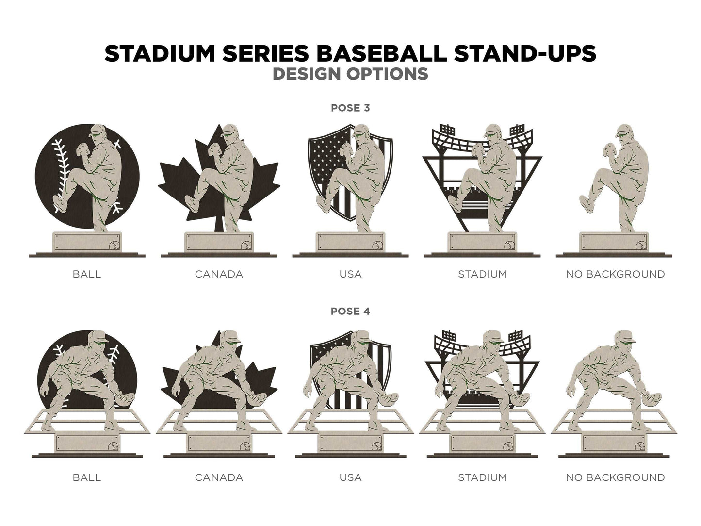 Baseball Stand-Up Sign