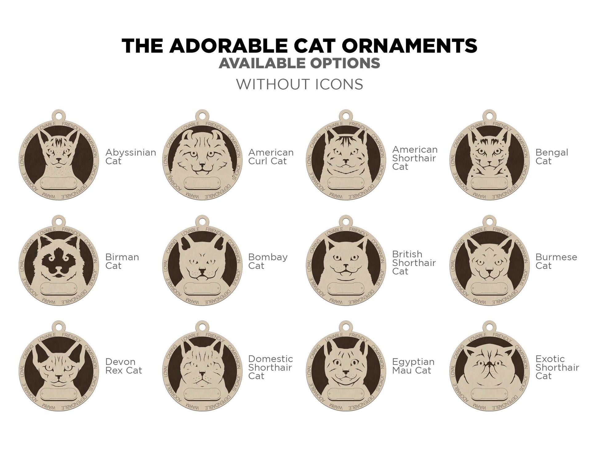 Adorable Cat Ornaments