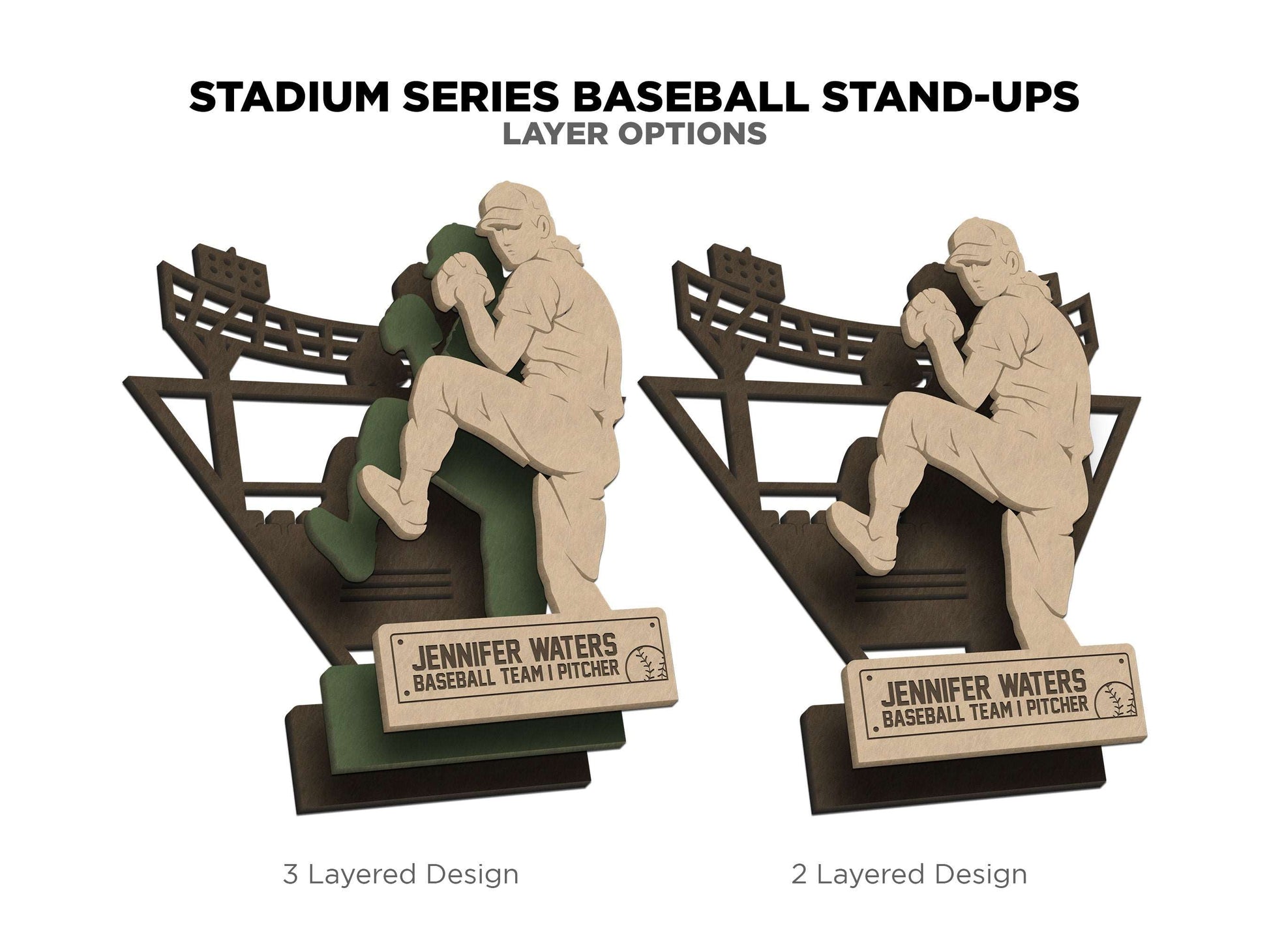 Baseball Stand-Up Sign