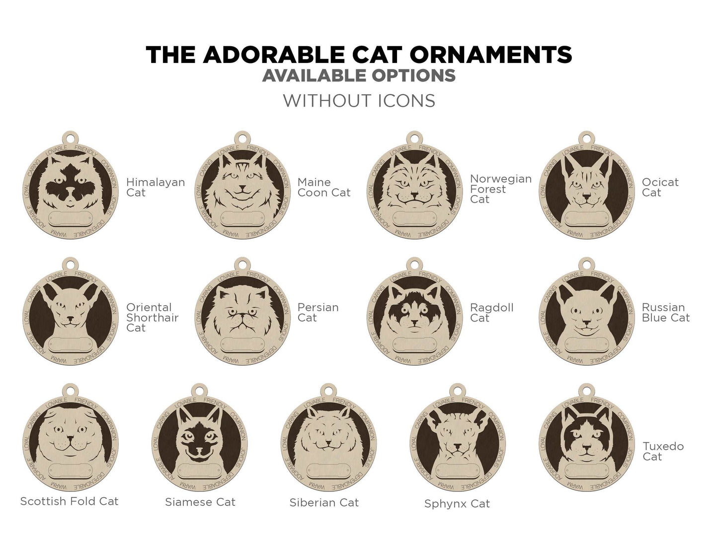 Adorable Cat Ornaments