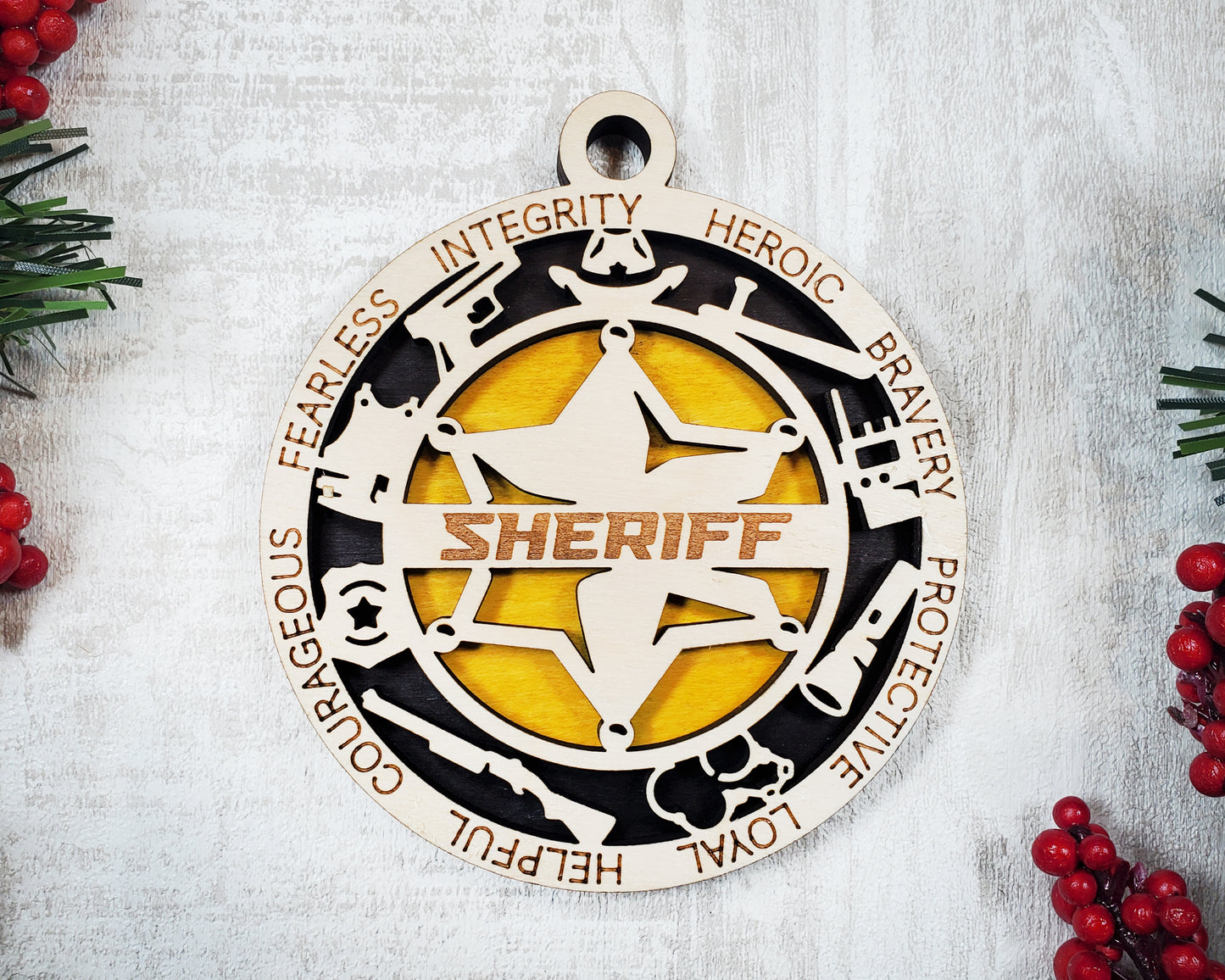 First Responder Ornaments (Customizable)