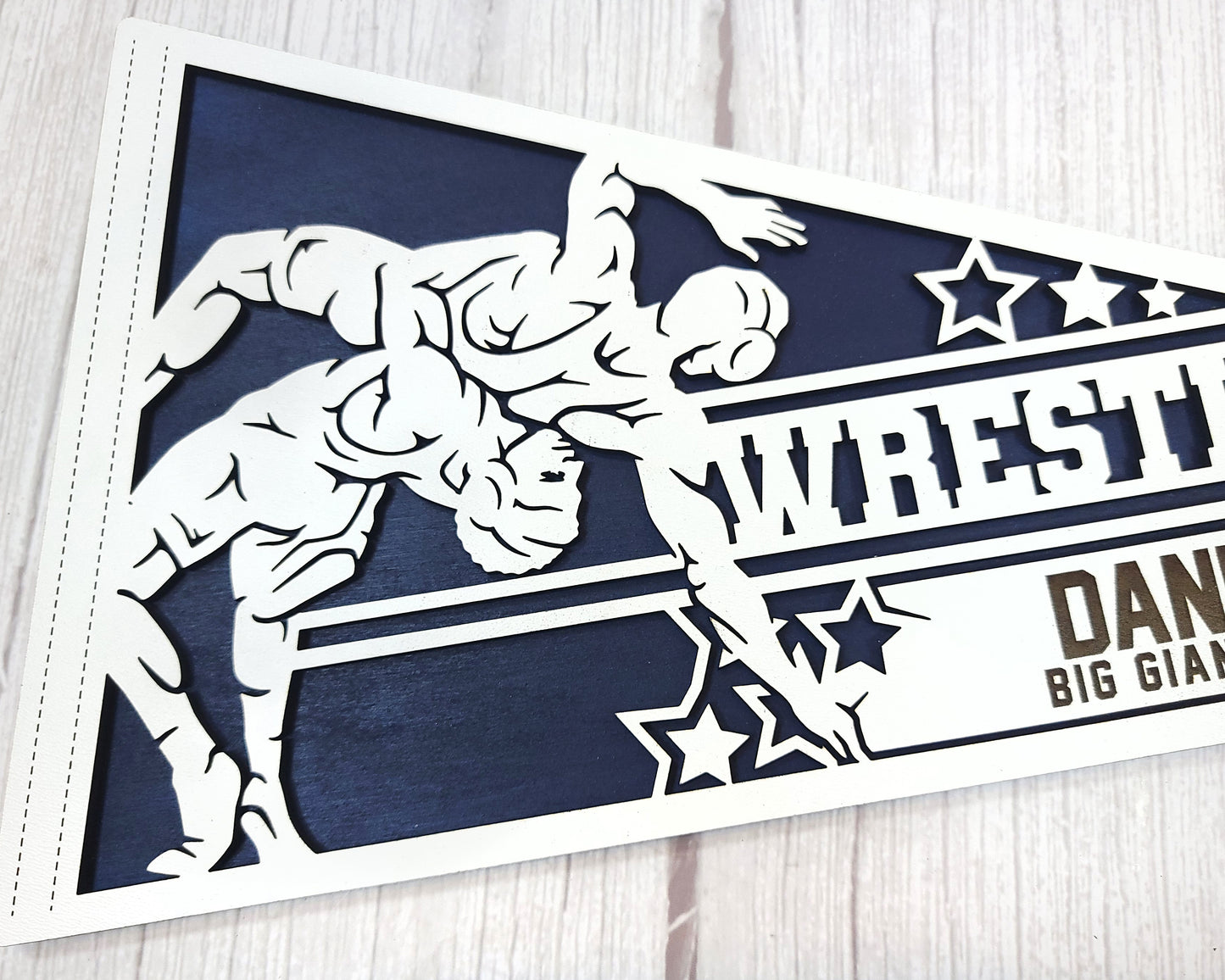 Stadium Series Sports Pennant-Wrestling (Customizable)