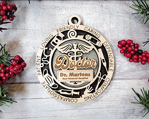 Medical Staff Ornaments (Customizable)