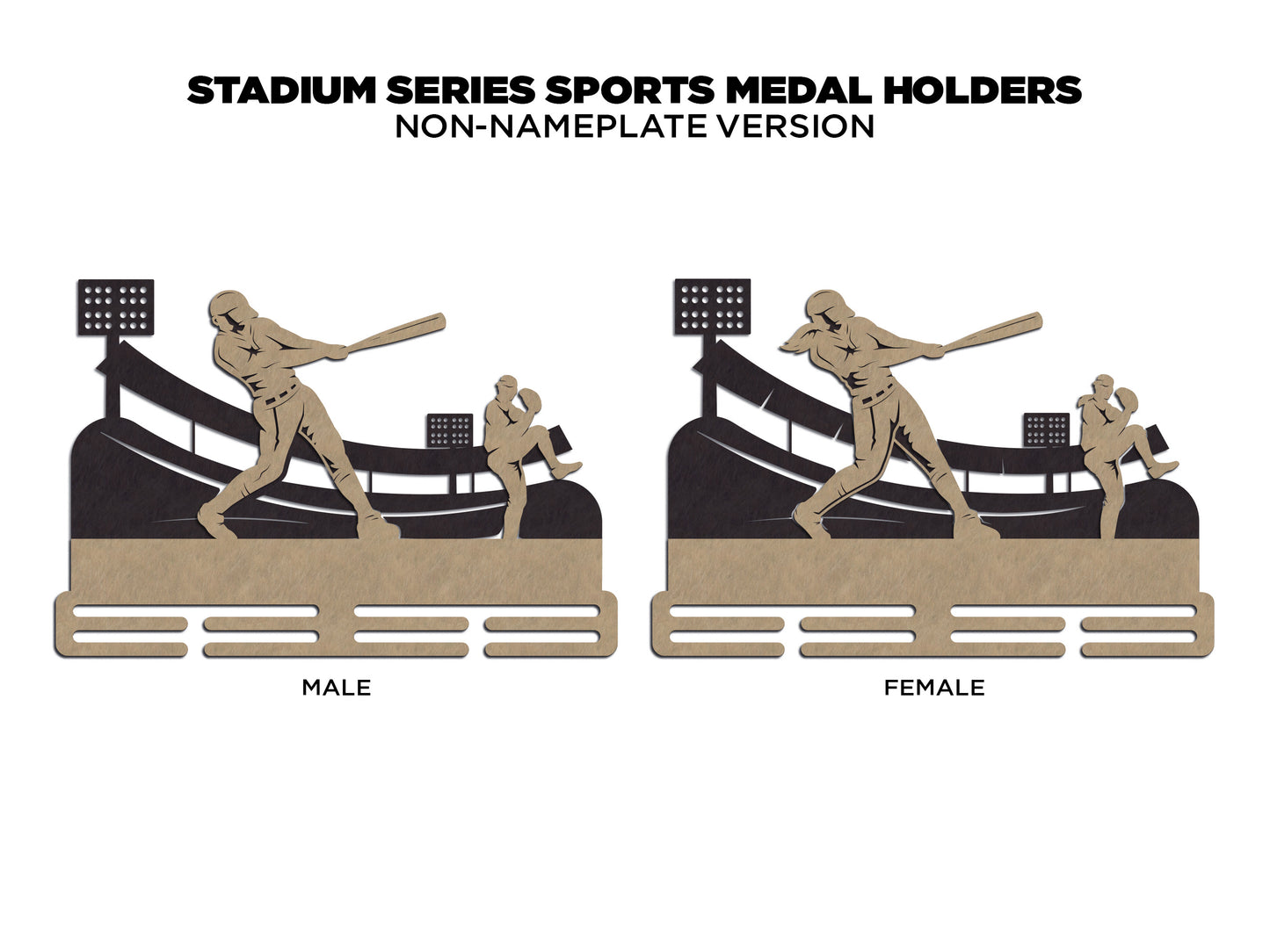 Stadium Series Sports Medal Holder (Customizable)