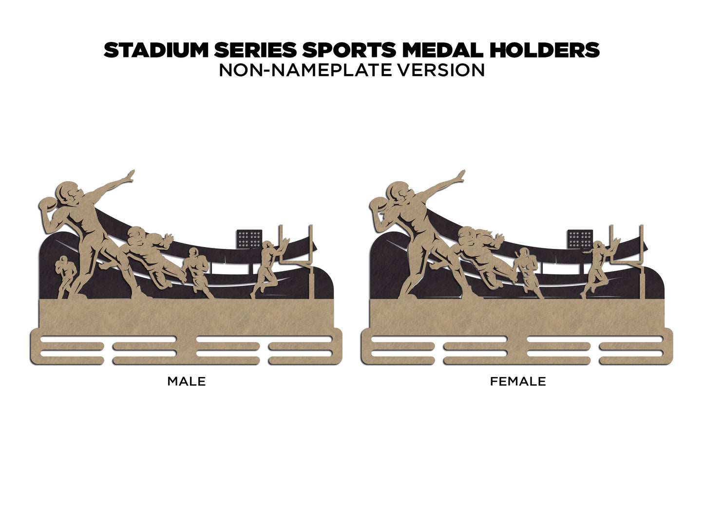 Stadium Series Sports Medal Holder (Customizable)