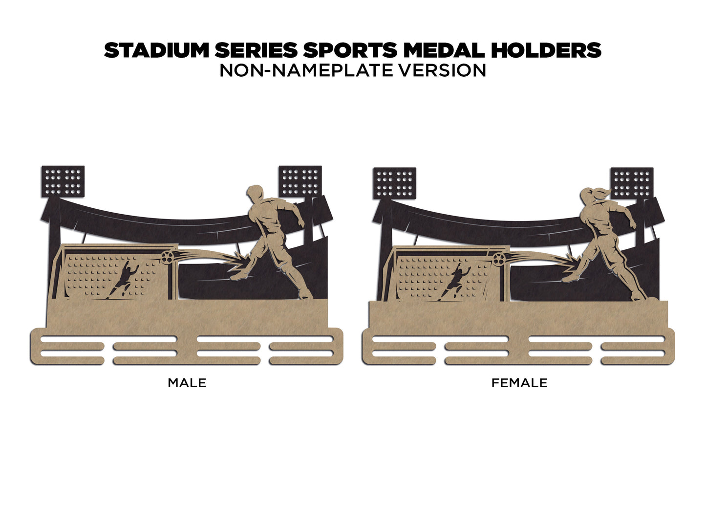 Stadium Series Sports Medal Holder (Customizable)