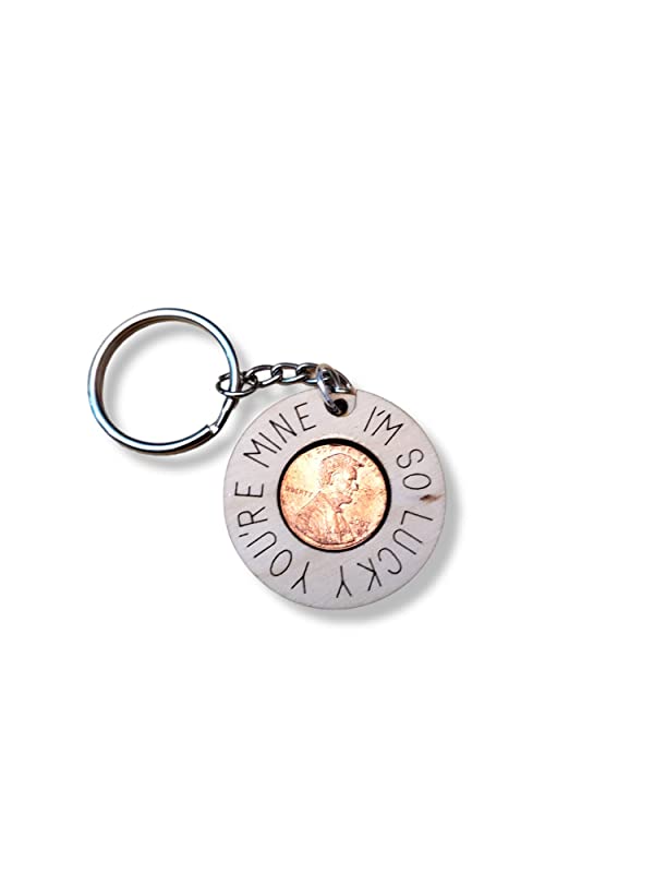 Lucky Penny Keychain (Customizable)