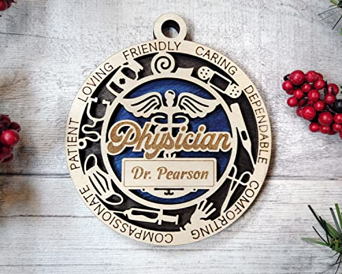 Medical Staff Ornaments (Customizable)