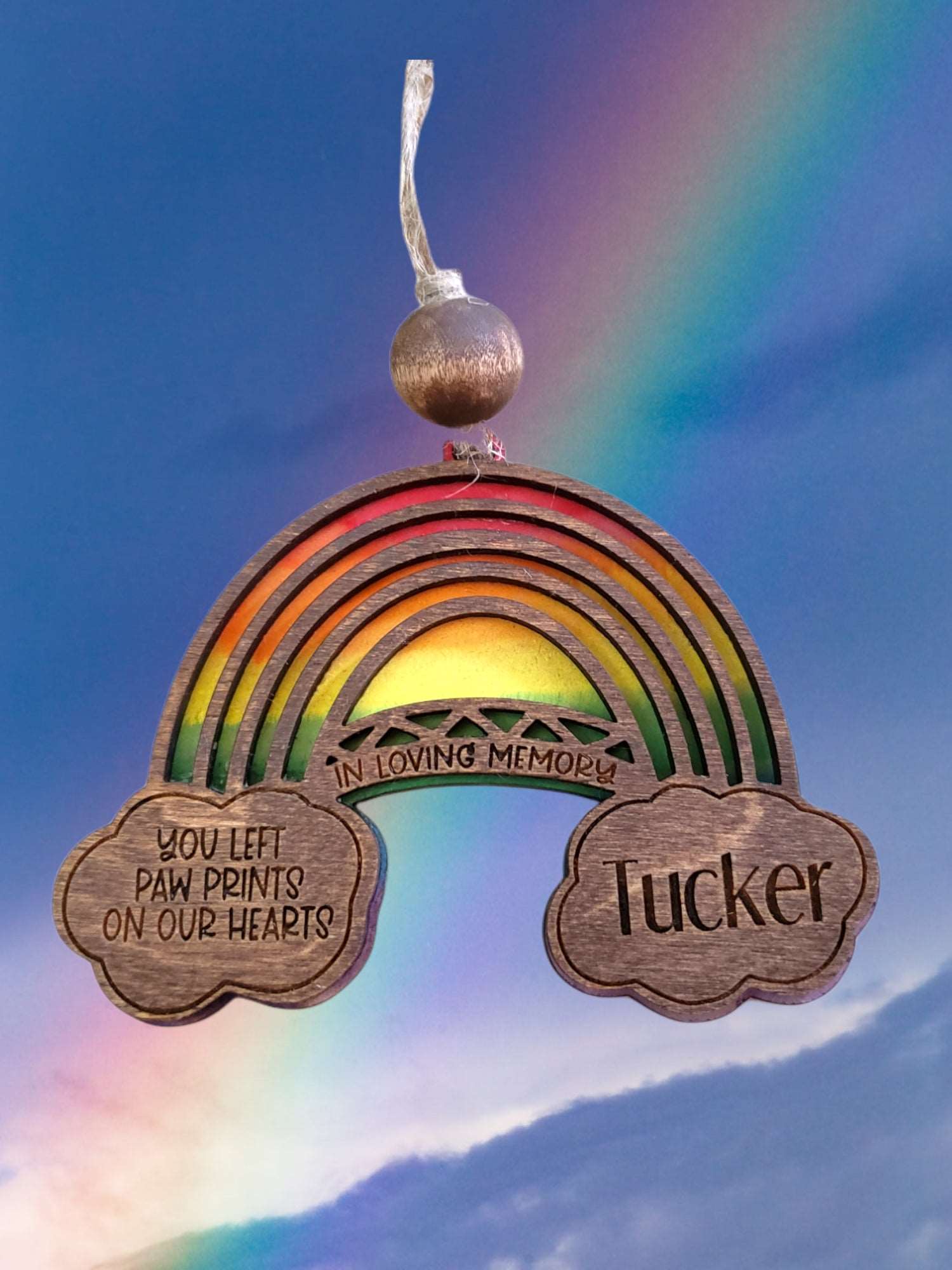 Rainbow Bridge Memorial Ornament