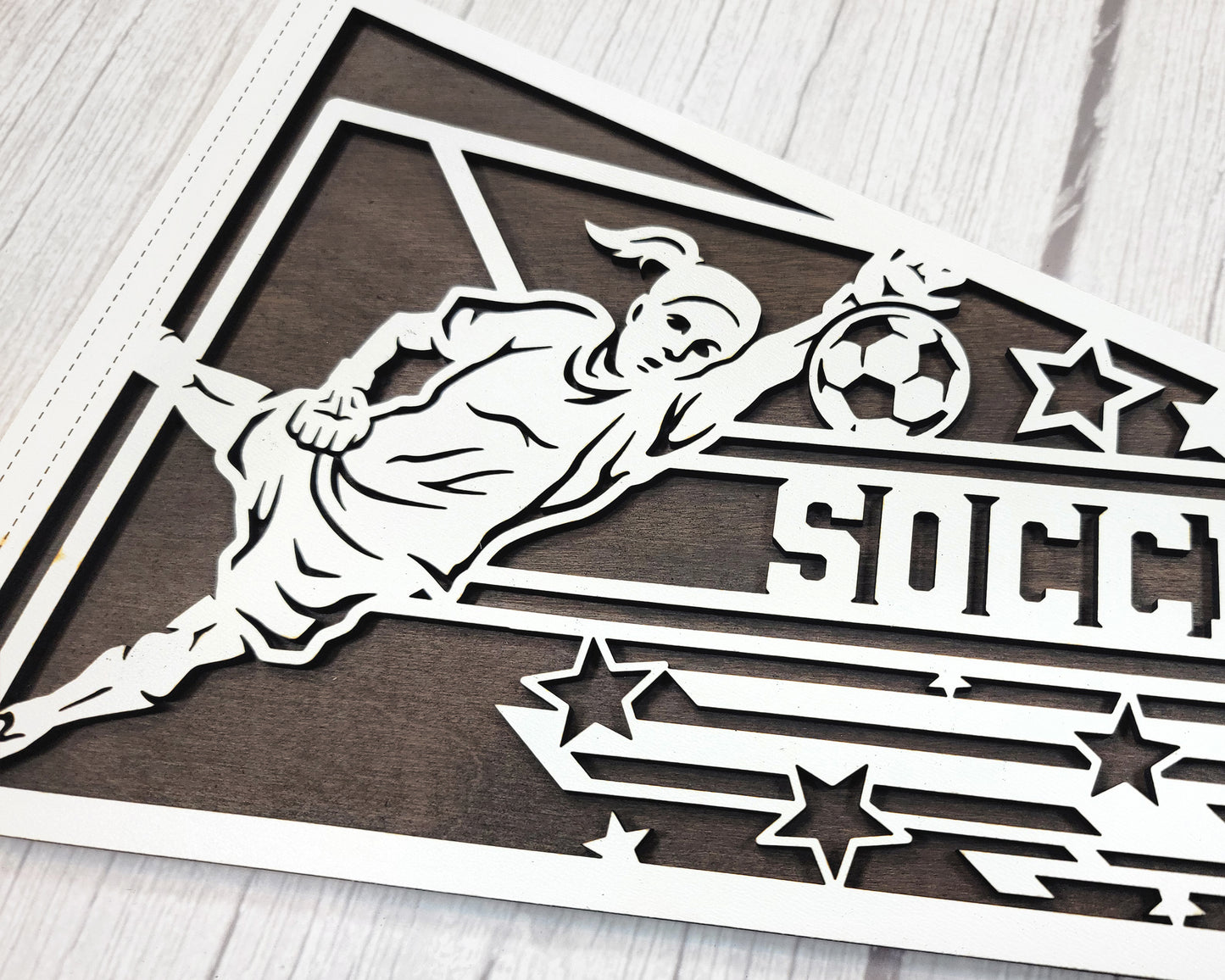 Stadium Series Sports Pennant-Soccer (Customizable)