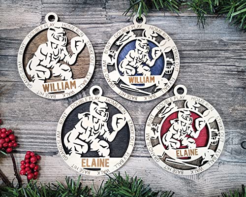 Sport Series Ornaments (Customizable)