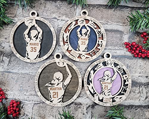 Sport Series Ornaments (Customizable)