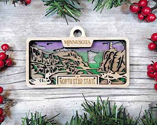 State Plate Ornament (Customizable)