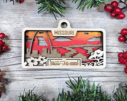 State Plate Ornament (Customizable)