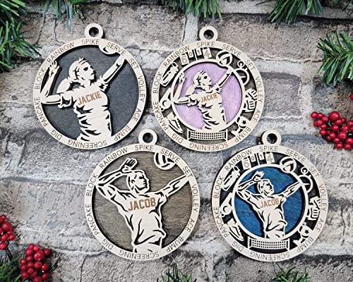 Sport Series Ornaments (Customizable)